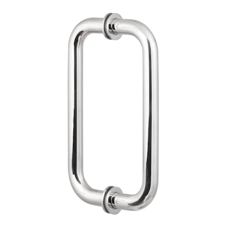 Sure-Loc Hardware Sure-Loc Hardware Shower Door Handle, C Shape, 2-Sided, Polished Chrome SHR-1 26